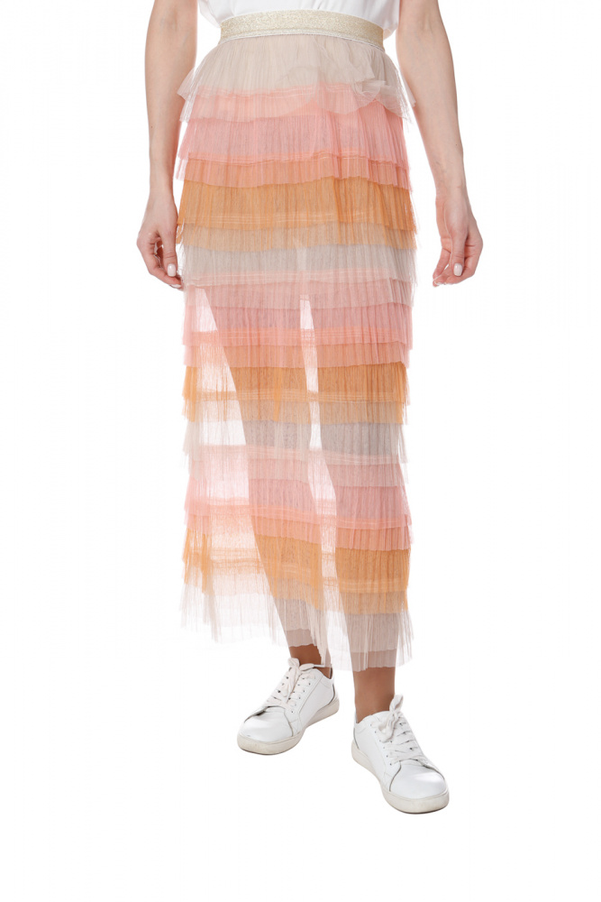 

Юбка женская JOLEEN GN004GG оранжевая S/M, GN004GG