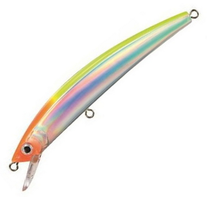 

Воблер F6 C57 Yo Zuri CRYSTAL MINNOW 90F, Разноцветный, Приманки