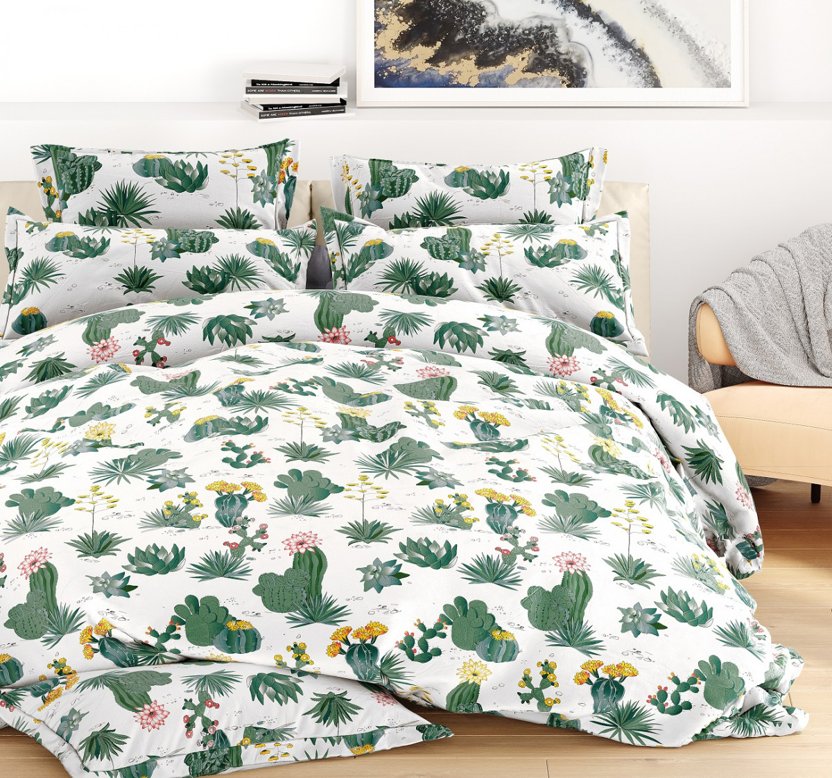 

Комплект постельного белья Valtery Техас 2-спальный зеленый, В ассортименте, Техас
