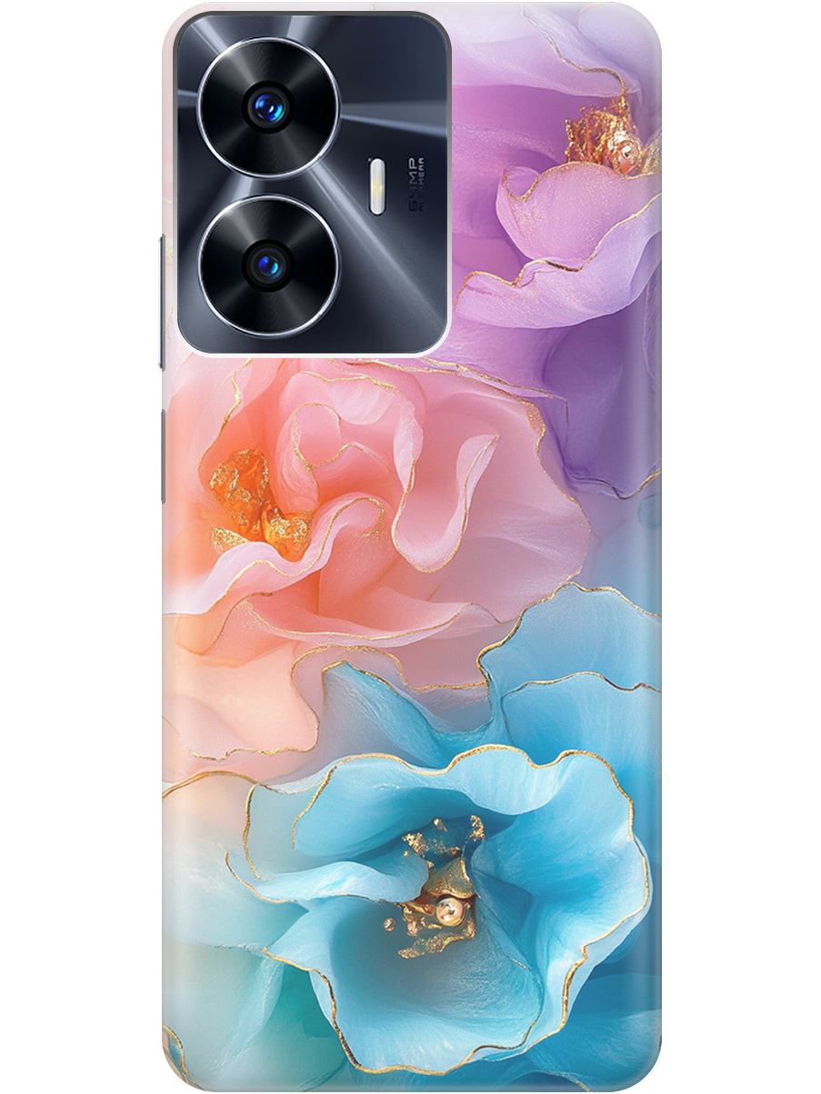 

Силиконовый чехол на Realme C55 с принтом "Изумительные цветы", Прозрачный;фиолетовый;голубой;оранжевый;розовый, 768742723