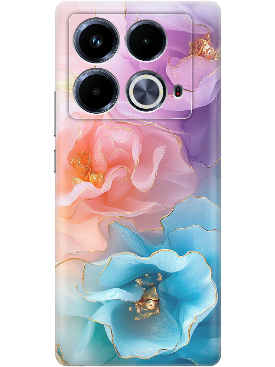 

Силиконовый чехол на Infinix Note 40 с принтом "Изумительные цветы", Прозрачный;фиолетовый;голубой;оранжевый;розовый, 782626423