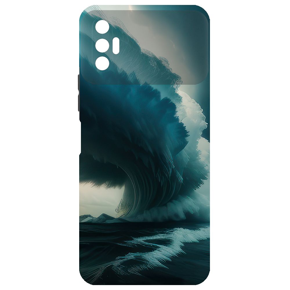

Чехол-накладка Krutoff Soft Case Торнадо для Tecno Spark 8P черный