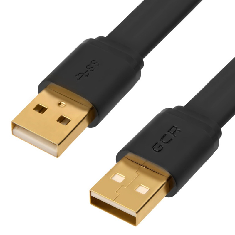 

Кабель Greenconnect USB A - USB A вилка-вилка 2м (GCR-UM7M-BCG 2.0m) черный