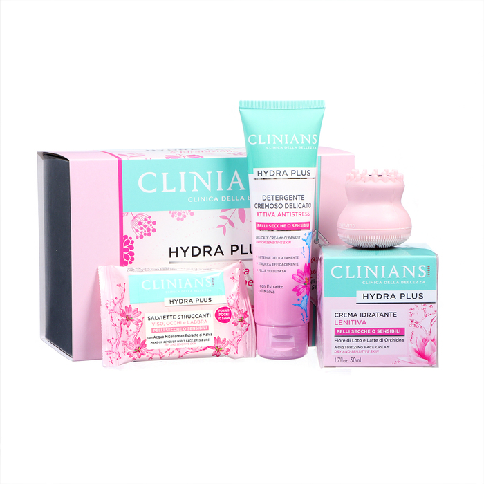 

Подарочный набор CLINIANS : Крем для лица + салфетки для снятия макияжа+ подарочная коробк