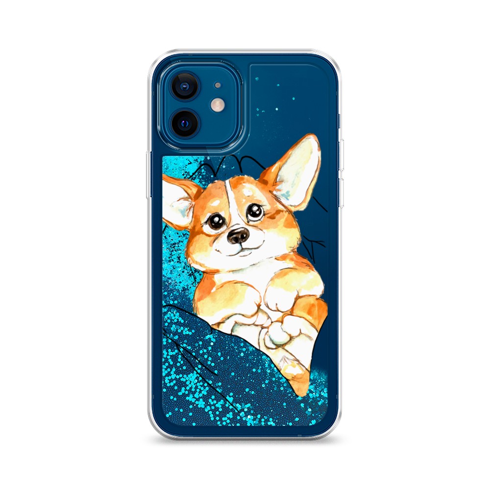 

Чехол Awog на Apple iPhone 12 / Айфон 12 "Корги в ладошках", Разноцветный, 12593-1