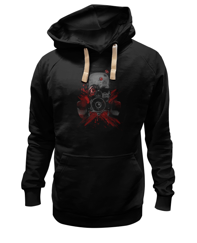 

Толстовка унисекс Printio Skull art черная L, Skull art