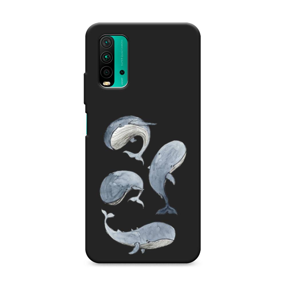 

Чехол Awog на Xiaomi Redmi 9T "Киты", Разноцветный, 39852-1