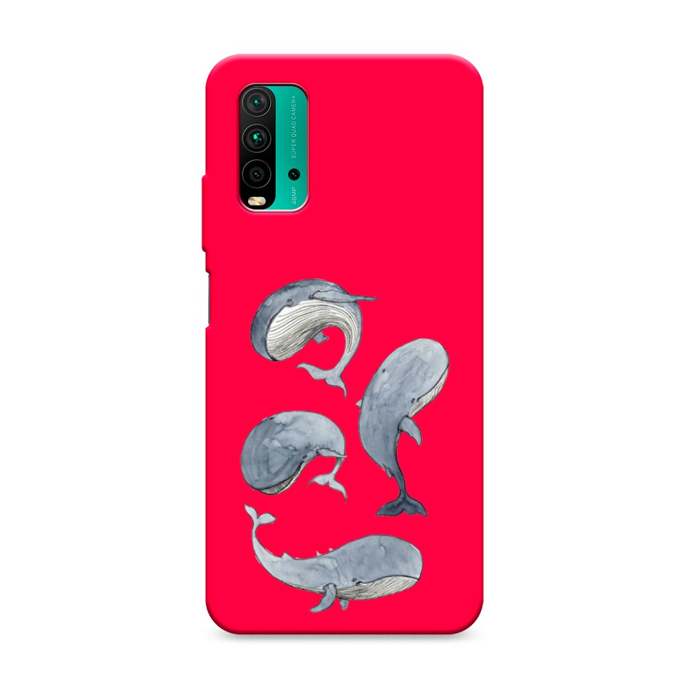 

Чехол Awog на Xiaomi Redmi 9T "Киты", Разноцветный, 39853-1