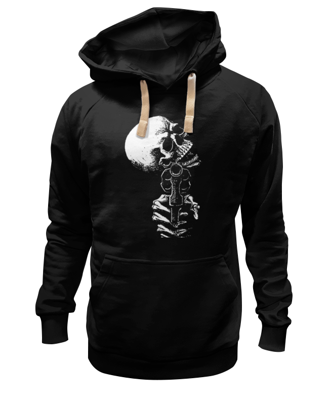 

Худи унисекс Printio Skull art черное L, Черный, Skull art