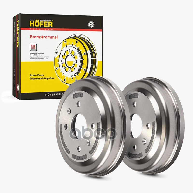 

Барабан Тормозной Chevrolet Aveo (T250, T250) 02-, Spark Ii (M300) 09- (-Abs) (1шт) Hofer