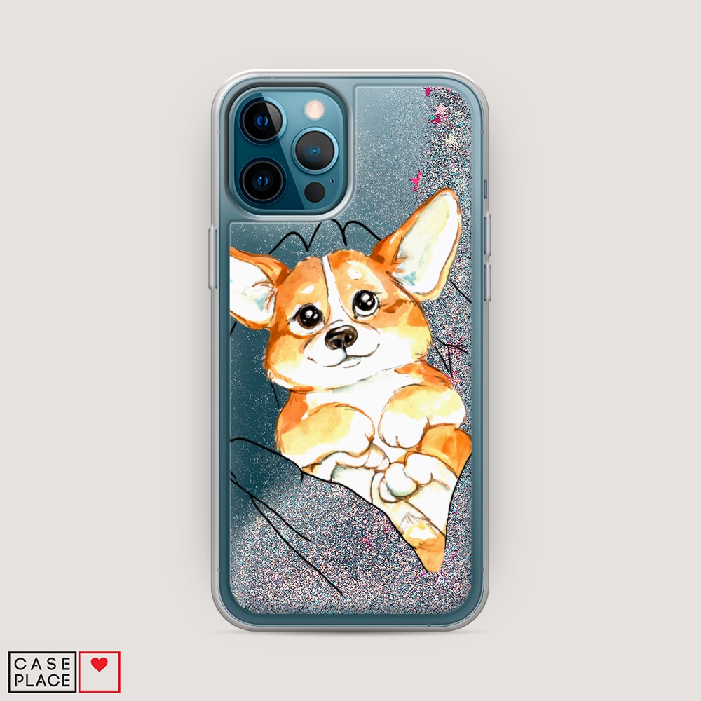 

Чехол Awog на Apple iPhone 12 Pro / Айфон 12 Pro "Корги в ладошках", Разноцветный, 12891-1