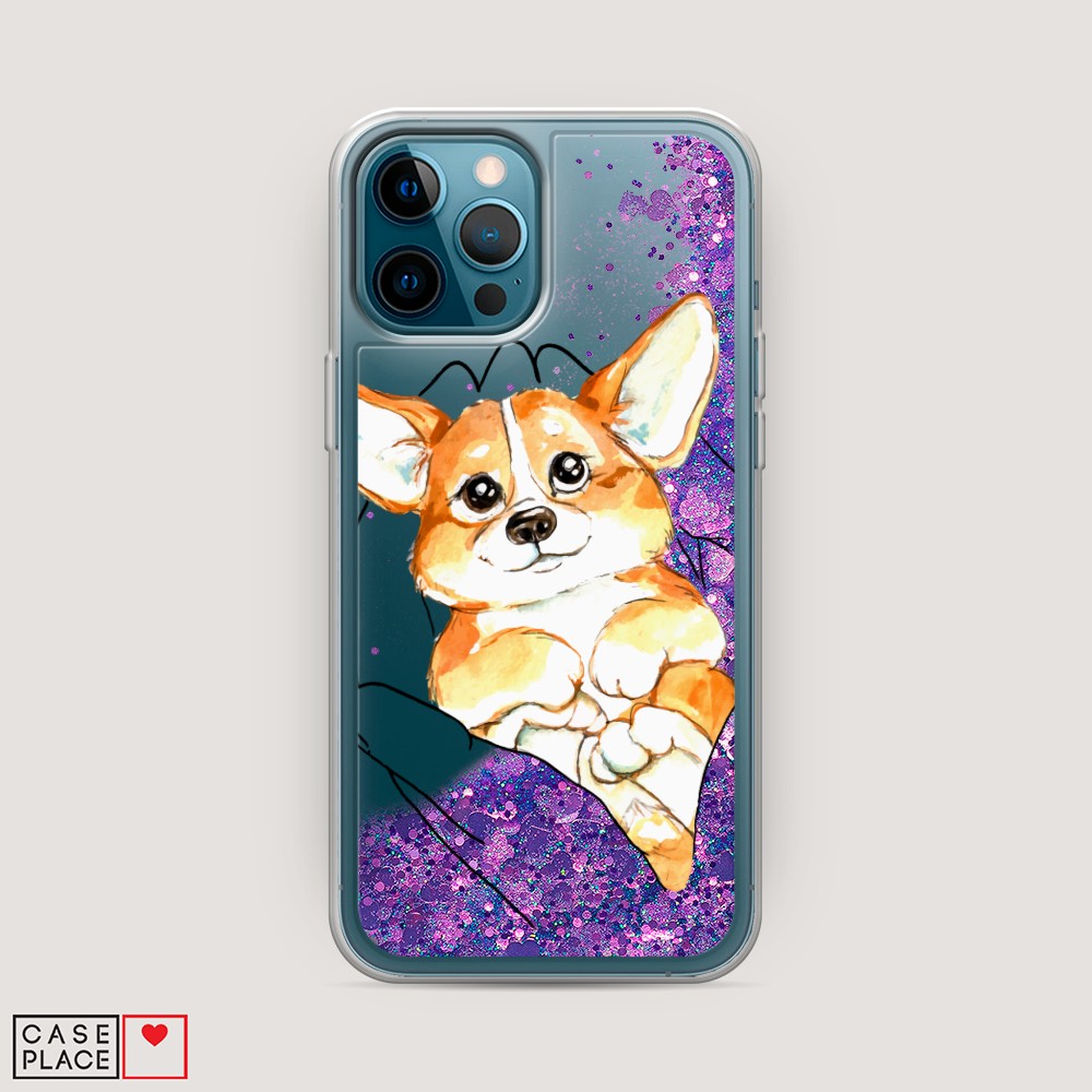 

Чехол Awog на Apple iPhone 12 Pro / Айфон 12 Pro "Корги в ладошках", Разноцветный, 12892-1