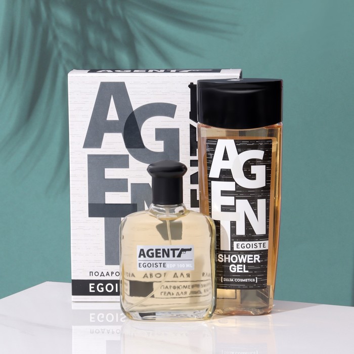 

Подарочный набор для мужчин Agent Egoiste: гель для душа, 250 мл+ парфюмерная вода, 100 мл