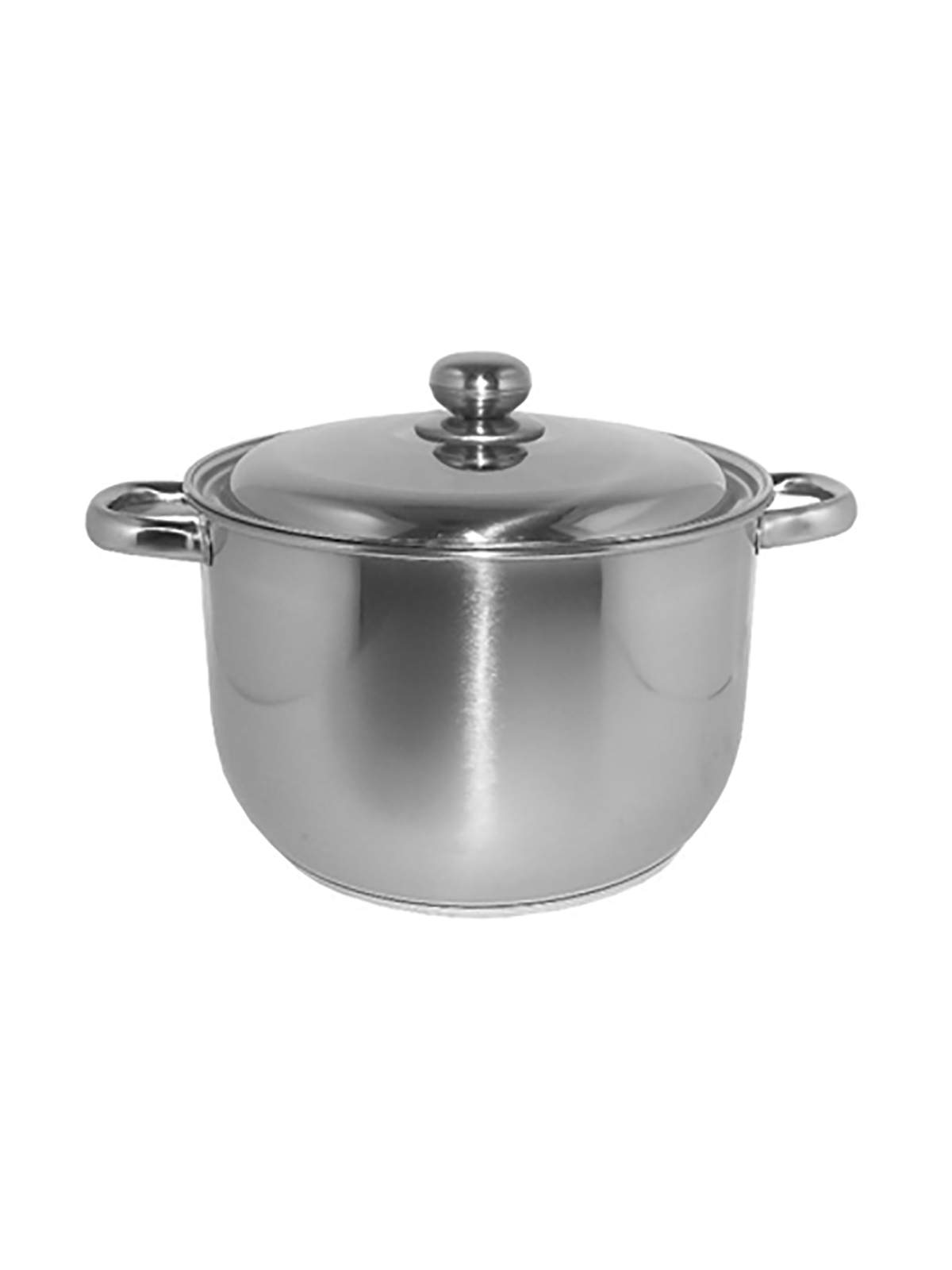 

Кастрюля с крышкой Amet Классика, нержавеющая сталь, 8 л, Серебристый