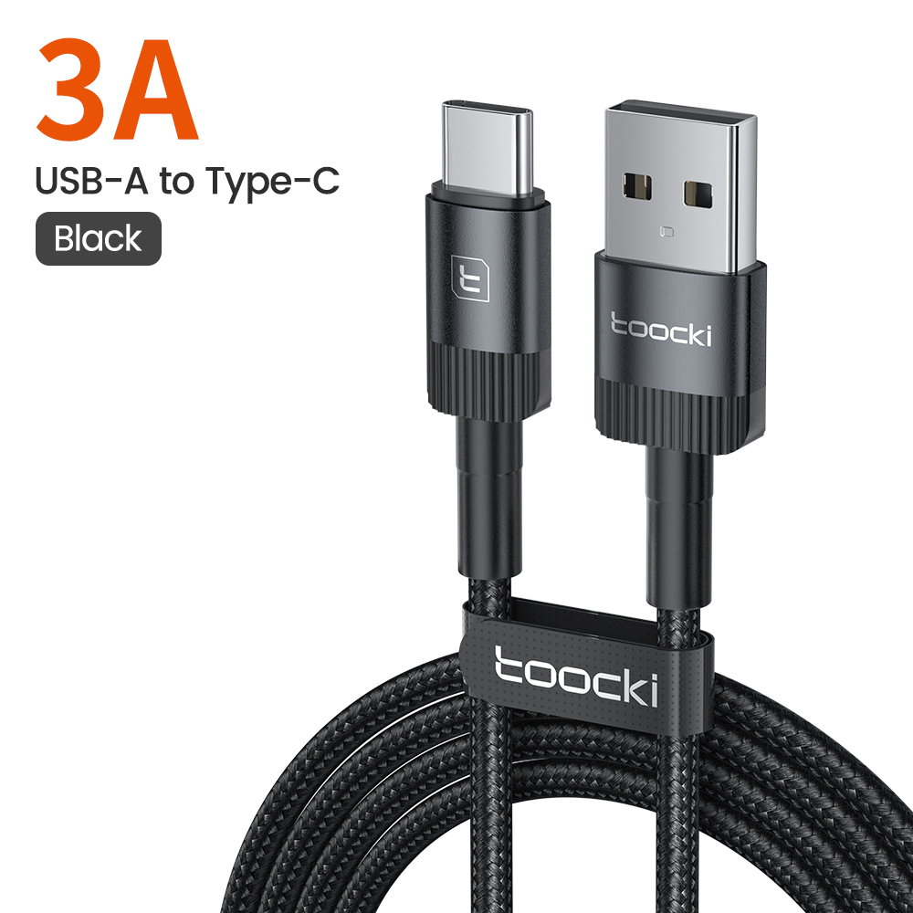 

Кабель USB Type-C-USB Toocki 1 м черный