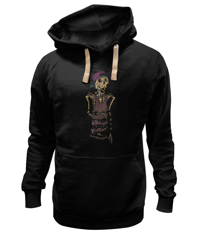 

Худи унисекс Printio Skeleton art черное L, Черный, Skeleton art