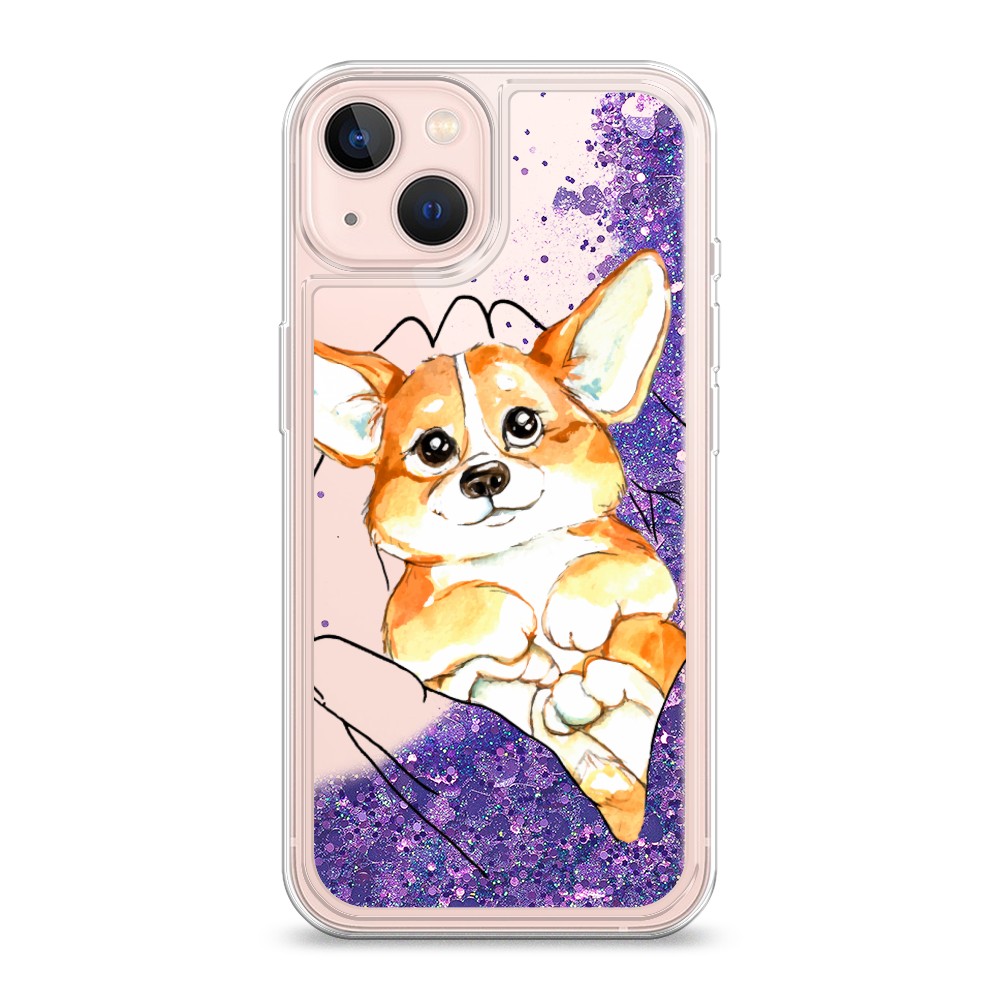 

Чехол Awog на Apple iPhone 13 / Айфон 13 "Корги в ладошках", Разноцветный, 14292-1