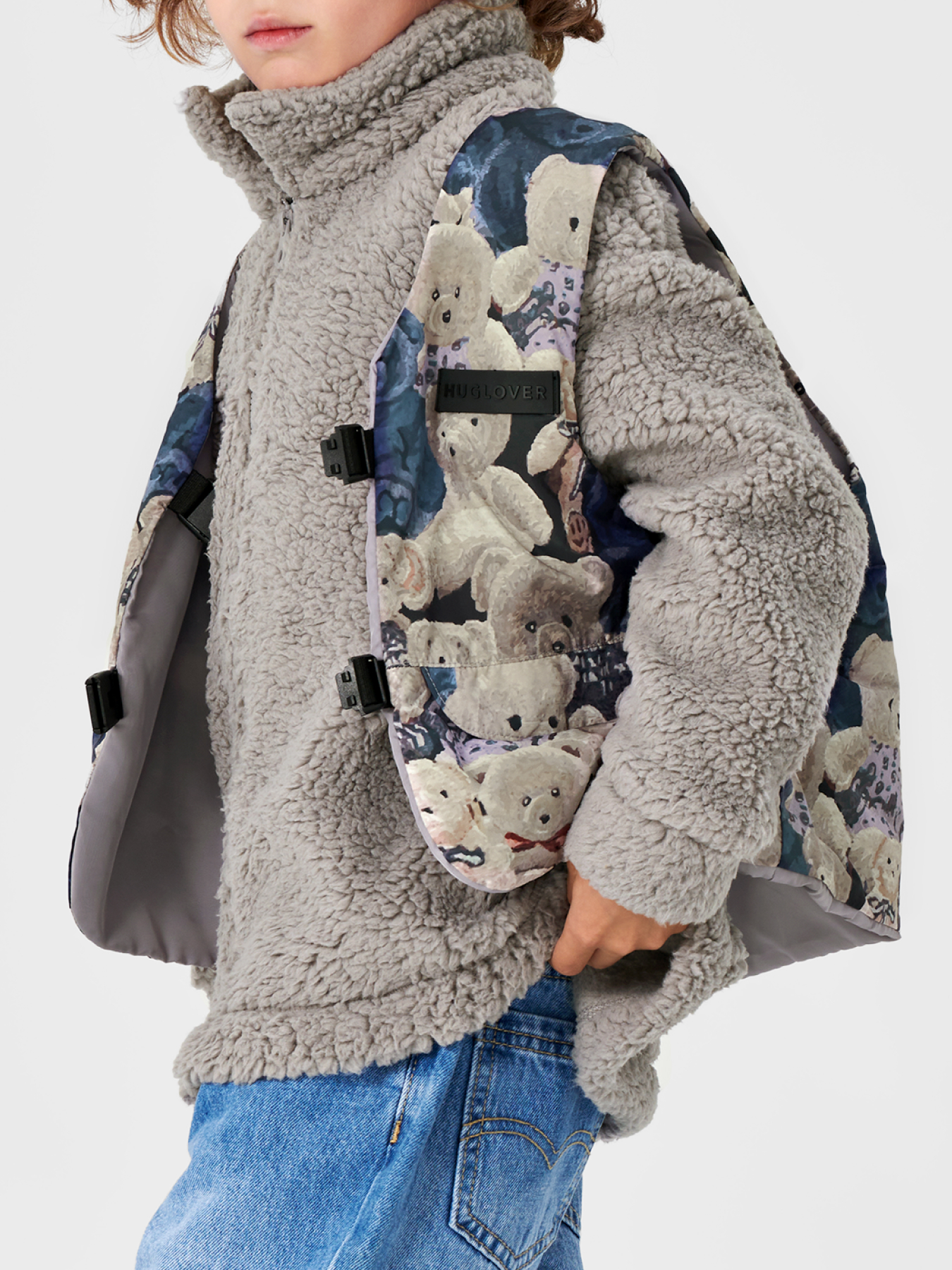 

Толстовка детская Happy Baby 89091, grey, 128, Серый, 89091