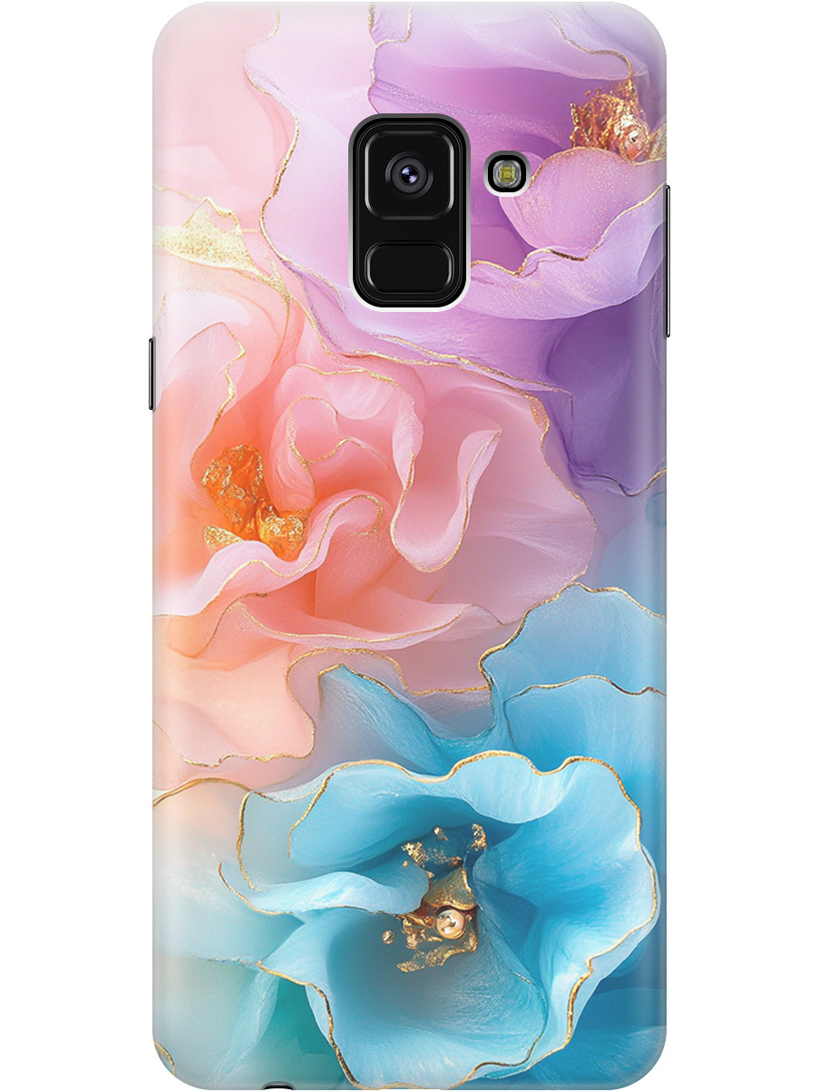 

Силиконовый чехол на Samsung Galaxy A8+ (2018) с принтом "Изумительные цветы", Прозрачный;фиолетовый;голубой;оранжевый;розовый, 716847623