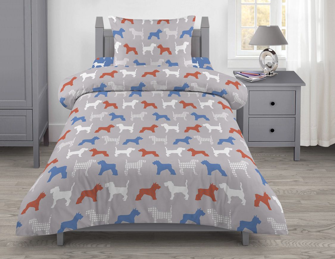 

Детское постельное белье из поплина Guten Morgen "Dog Show; 1069"; 2.0 наволочки 50х70 (ра