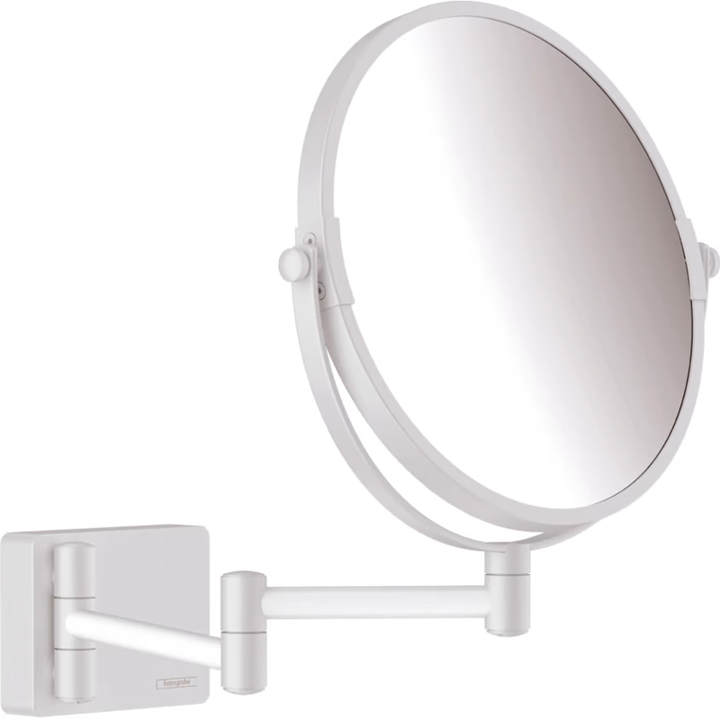 Косметическое зеркало Hansgrohe AddStoris, матовое белое (41791700)
