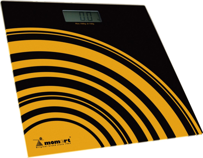 Весы напольные Momert 5848-7 черный весы напольные momert 5848 2 разно ные