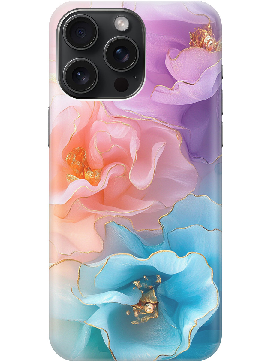 

Силиконовый чехол на Apple iPhone 15 Pro Max с принтом "Изумительные цветы", Прозрачный;фиолетовый;голубой;оранжевый;розовый, 775148123