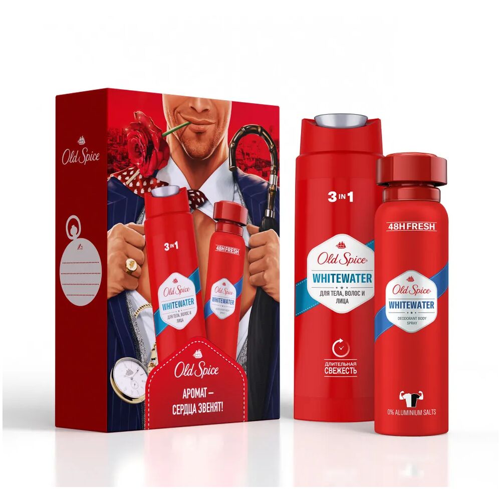 Косметический набор для тела Old Spice Whitewater для мужчин 2 предмета 1689₽