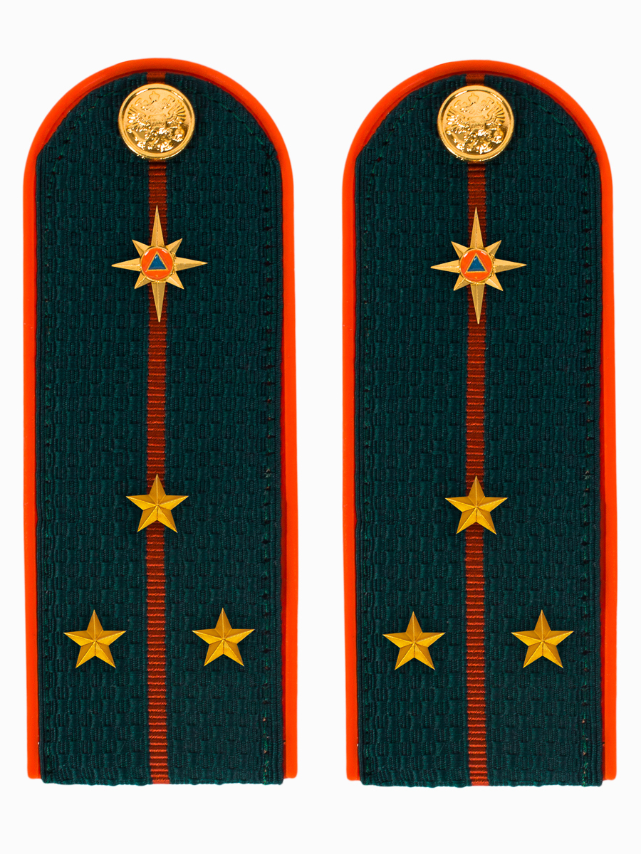 

Погоны Kamukamu МЧС на куртку 14х5см пластик в сборе с фурнитурой звание ст.Лейтенант