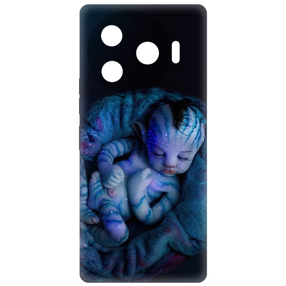 

Чехол-накладка Krutoff Soft Case Аватар - Малышка для TECNO Camon 30 Pro 5G черный