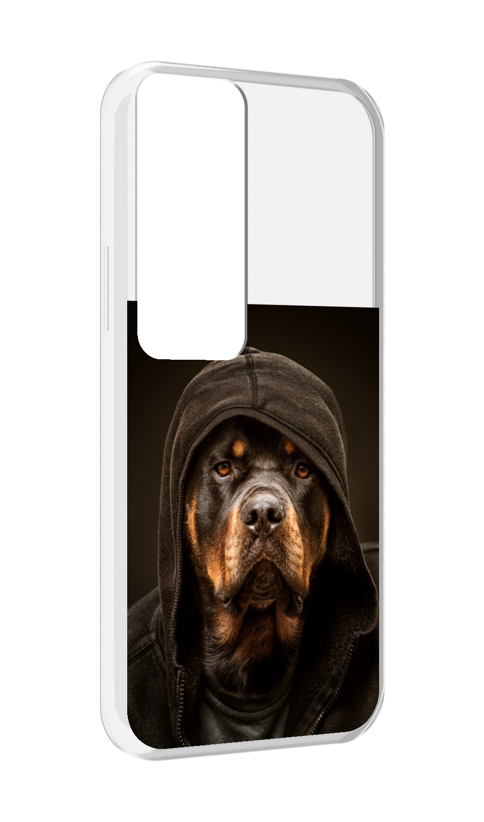 

Чехол MyPads Пес-барбос для Tecno Pova Neo 2, Прозрачный, Tocco