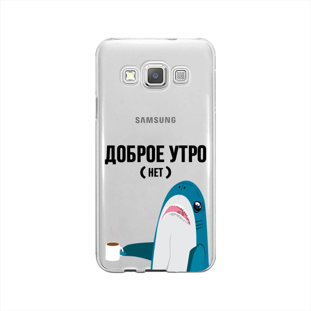 

Чехол Awog на Samsung Galaxy A3 / Самсунг A3 "Доброе утро", Синий;белый;черный, 20150-2