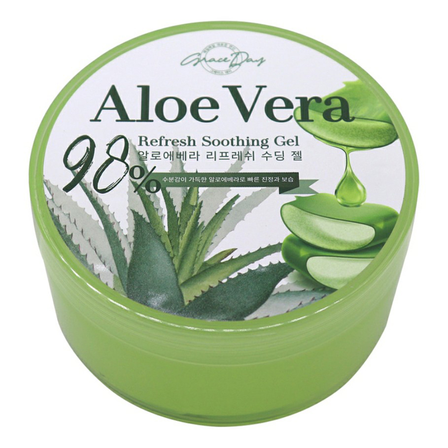 Гель для тела Grace Day Soothing многофункциональный с алоэ 300 мл