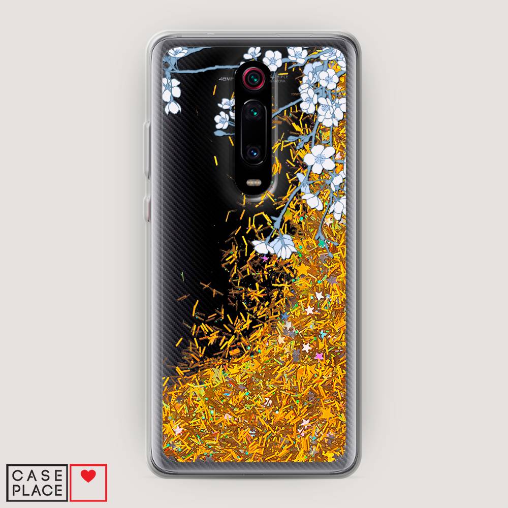 

Жидкий чехол с блестками "Цветочная фантазия 3" на Xiaomi Mi 9T, 35790-1