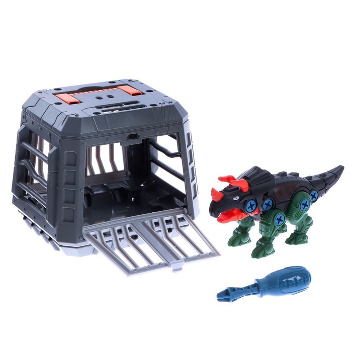 

КНР винтовой, Динозавр, в клетке, темно-зеленый,, винтовой, "Динозавр", в клетке, темно-зеленый,