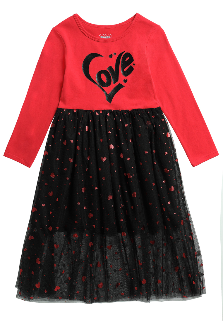 

Платье детское Max&Jessi AW22C50000536, красный, черный, 128, 205499