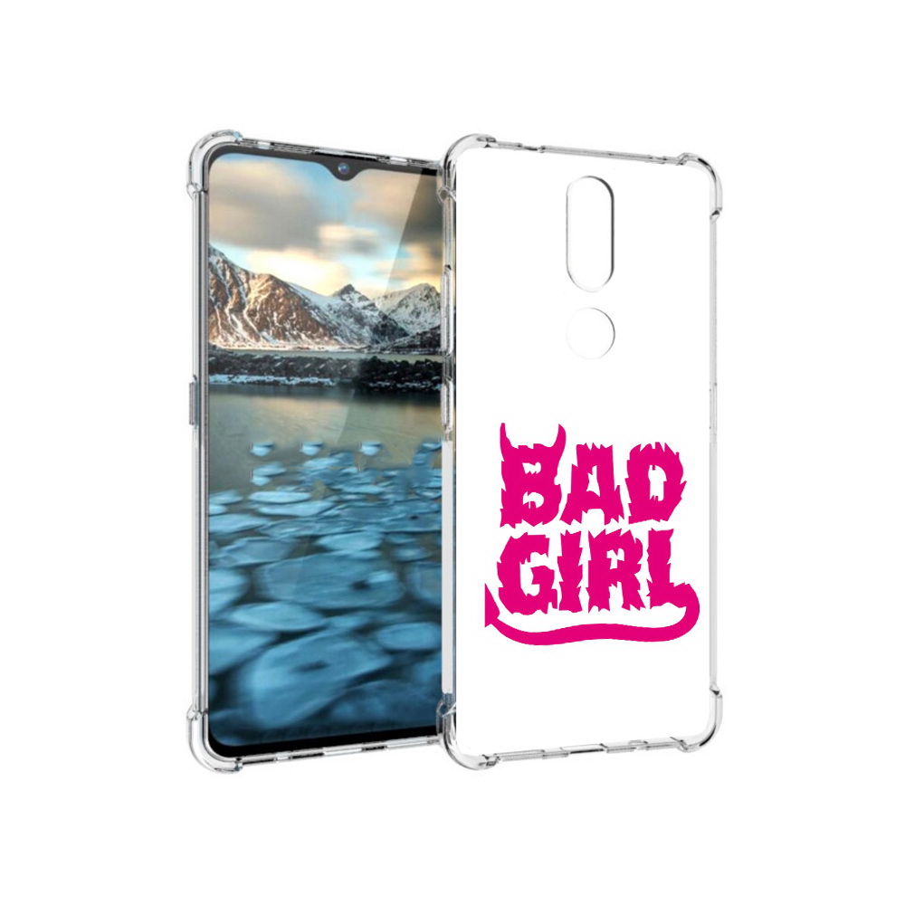 

Чехол MyPads Tocco для Nokia 2.4 плохая девочка (PT227049.107.545), Прозрачный, Tocco