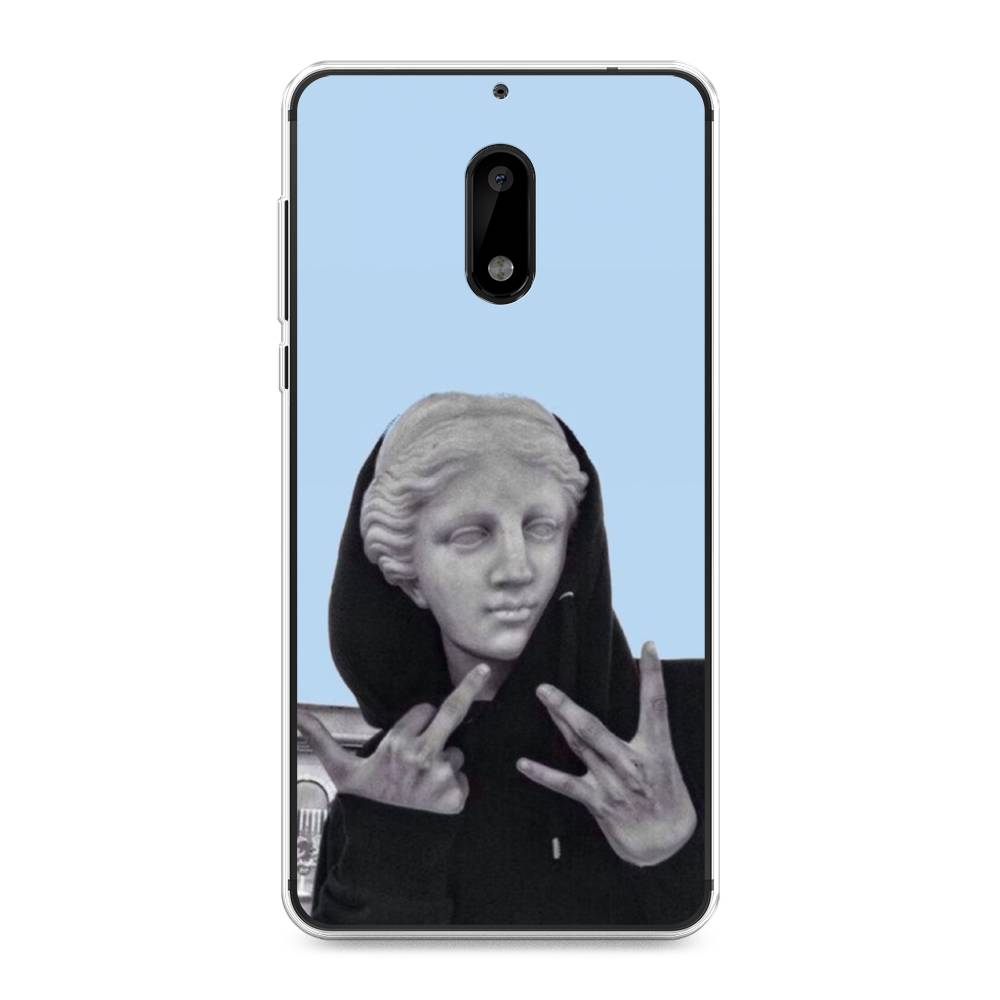 

Чехол Awog на Nokia 6 / Нокиа 6 "SWAG статуя", Голубой, 120350-9