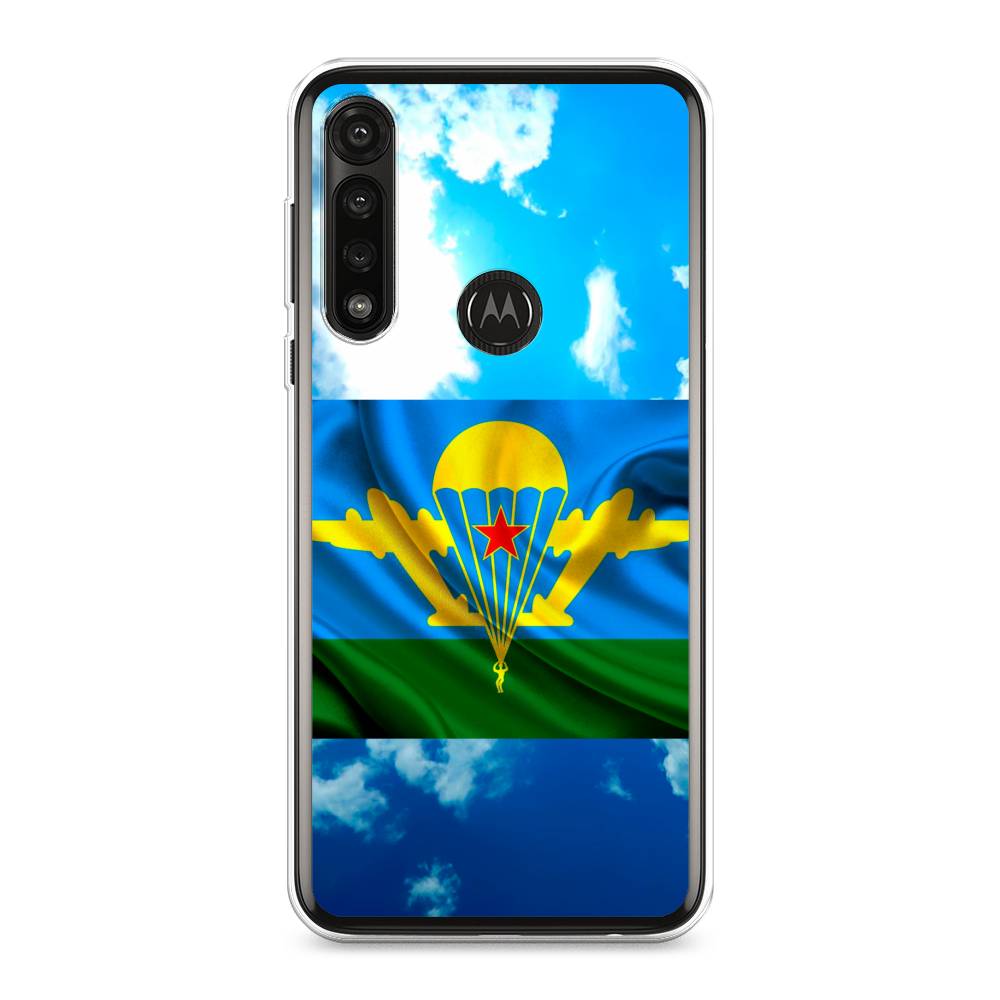 фото Силиконовый чехол "вдв флаг в небесах" на motorola moto g power 2020 awog