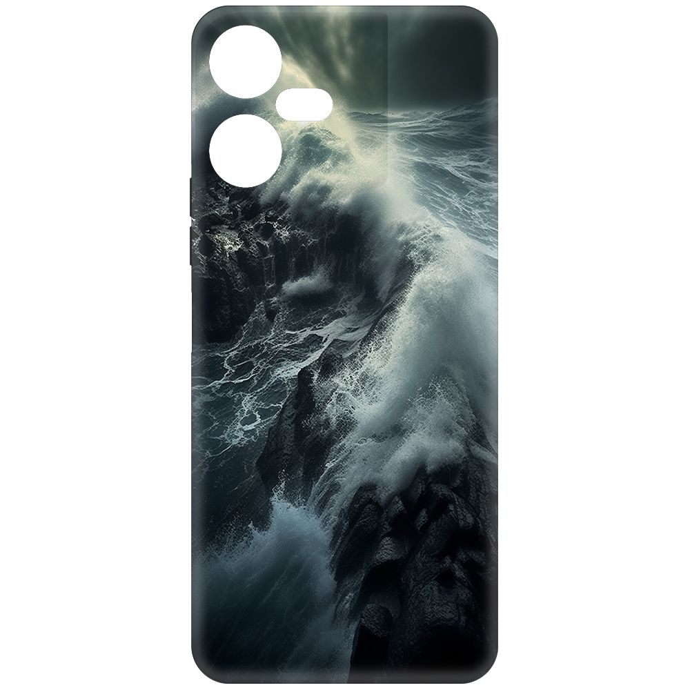 

Чехол-накладка Krutoff Soft Case Шторм для Tecno Pova Neo 3 черный