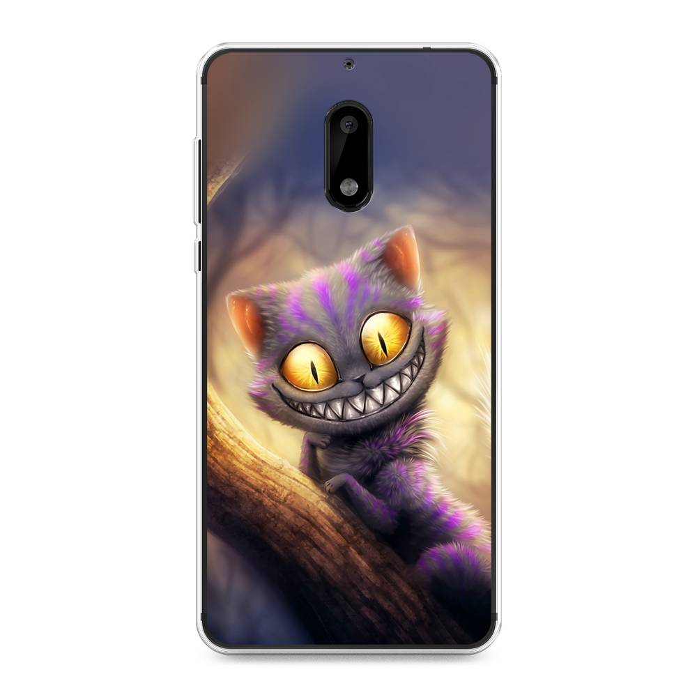 

Чехол Awog на Nokia 6 / Нокиа 6 "Cheshire Cat", Фиолетовый;желтый, 120350-1