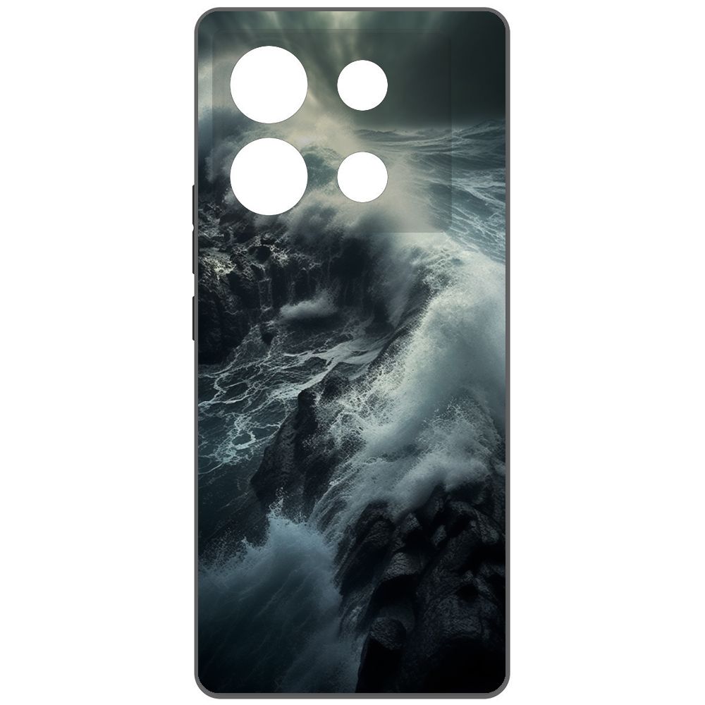 

Чехол-накладка Krutoff Soft Case Шторм для Infinix Zero 30 5G черный