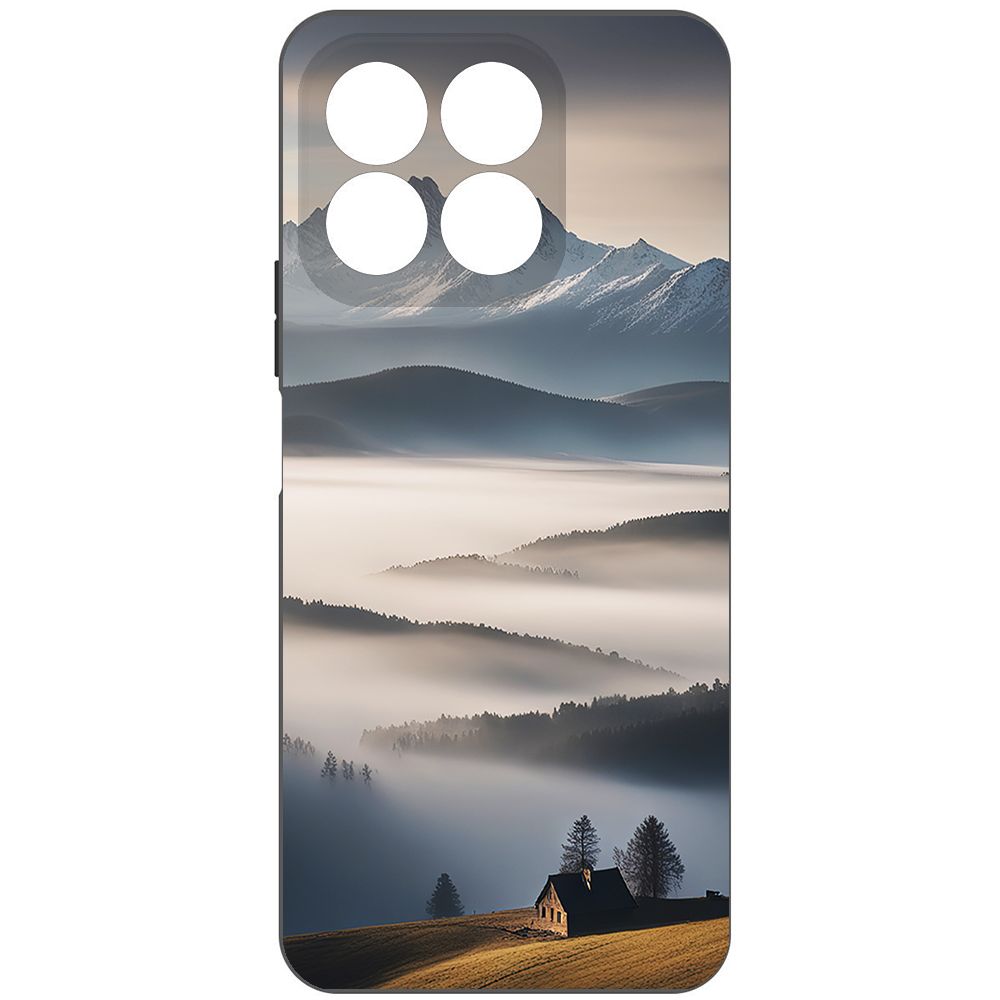 

Чехол-накладка Krutoff Soft Case Туман для Honor X8b черный