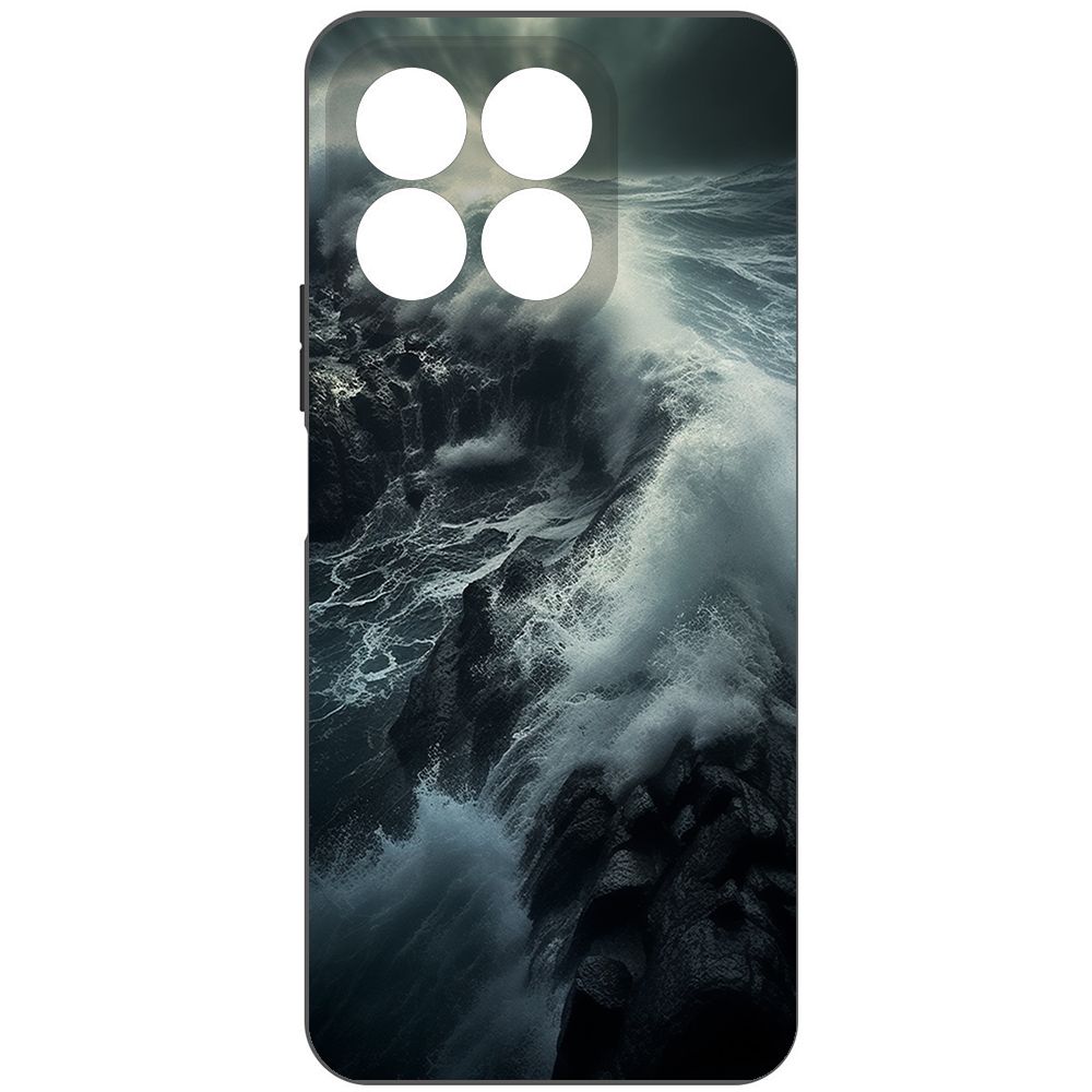 

Чехол-накладка Krutoff Soft Case Шторм для Honor X8b черный