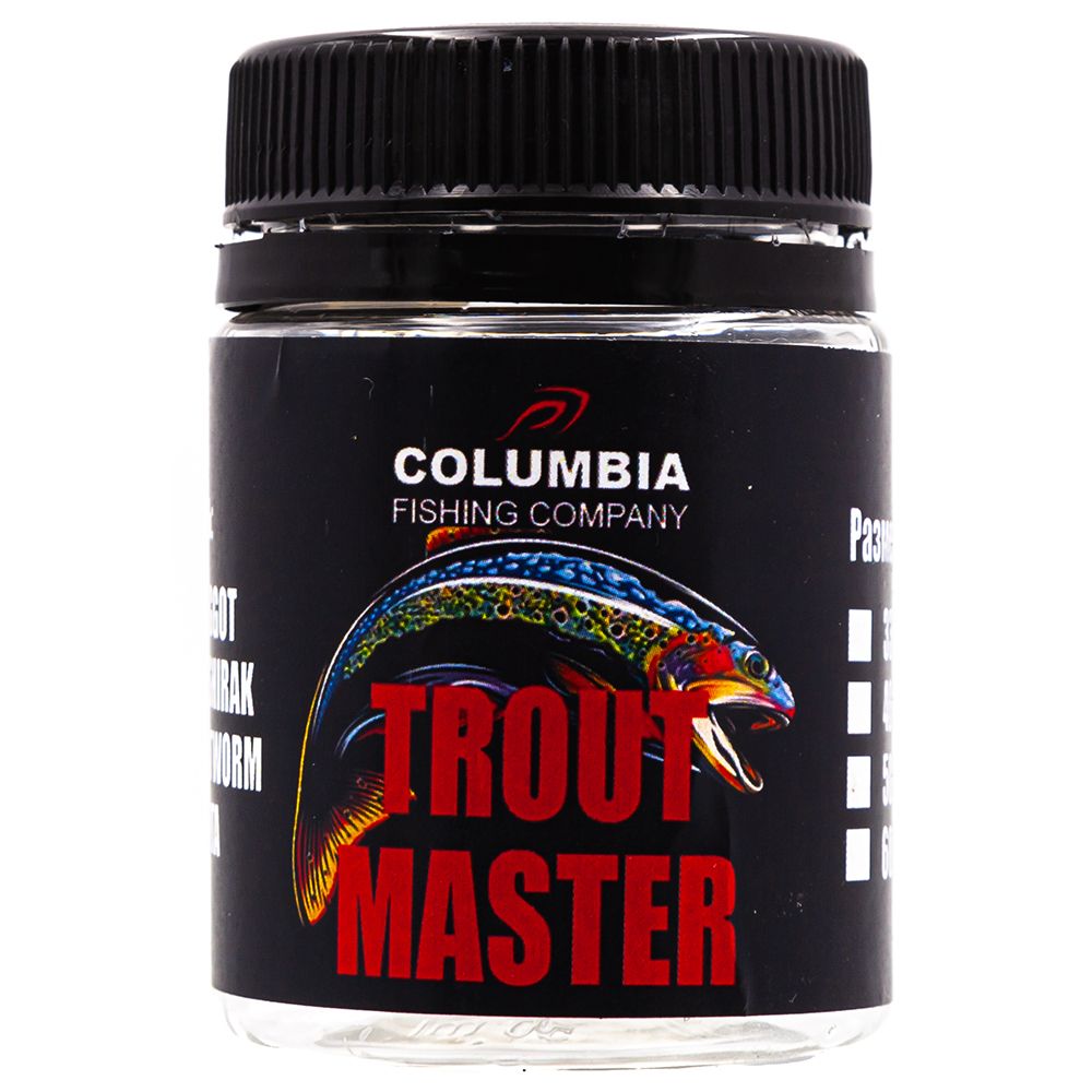 Силиконовая приманка Columbia TROUT MASTER 100 мм (Доширак) Сыр, Белый (12 шт)