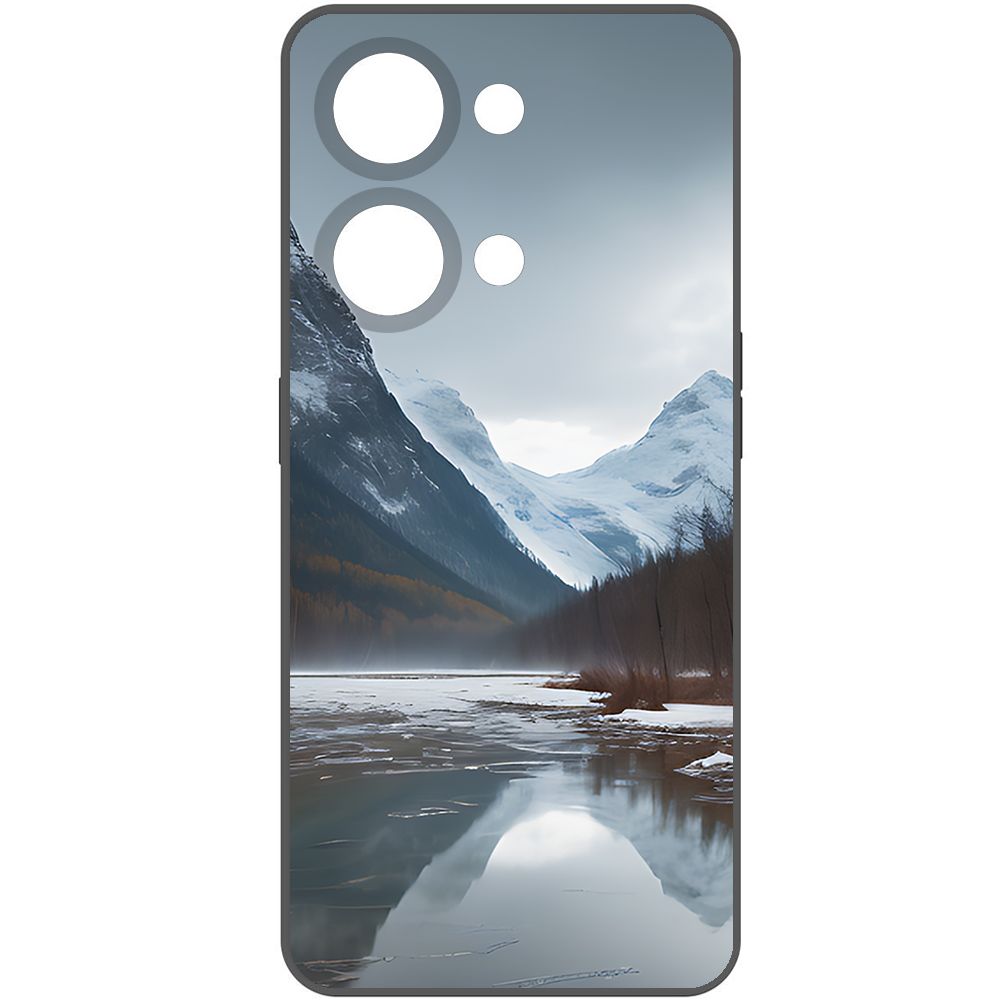 

Чехол-накладка Krutoff Soft Case Весенняя оттепель для OnePlus Nord 3 5G черный