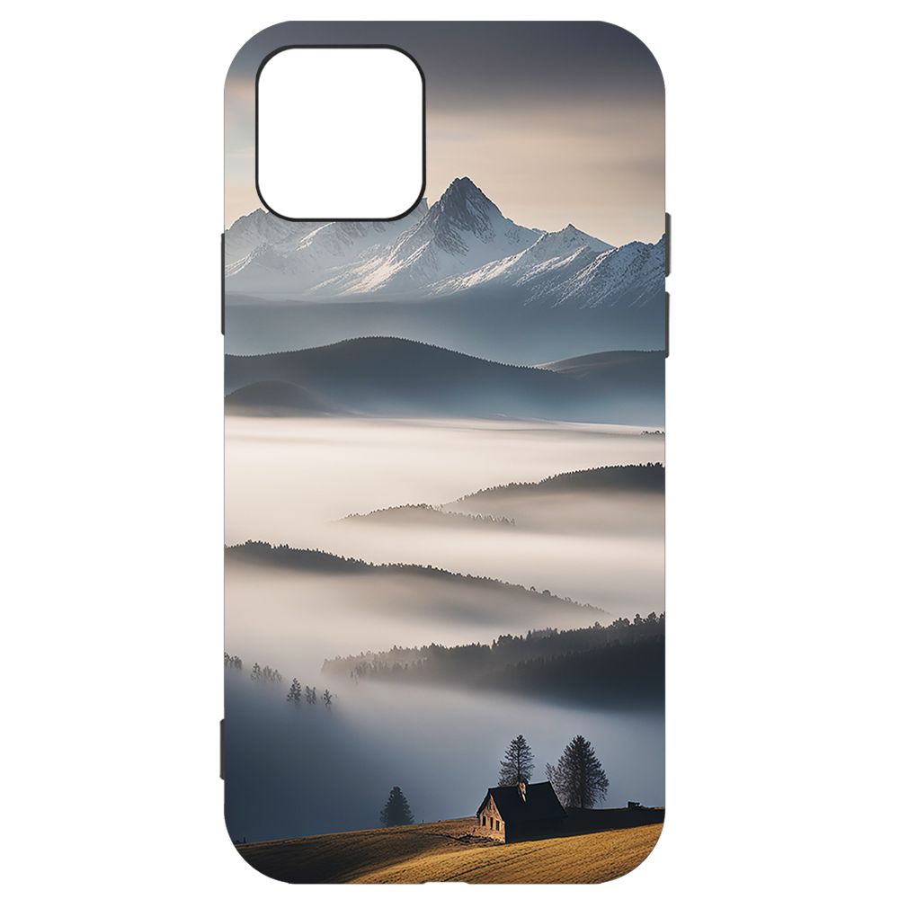 

Чехол-накладка Krutoff Soft Case Туман для iPhone 11 Pro черный
