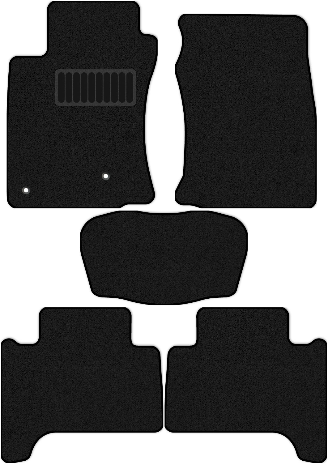 

Коврики текстильные Allmone Стандарт для Toyota Land Cruiser Prado III J120 2002 - 2009, 4820-S5YT-F