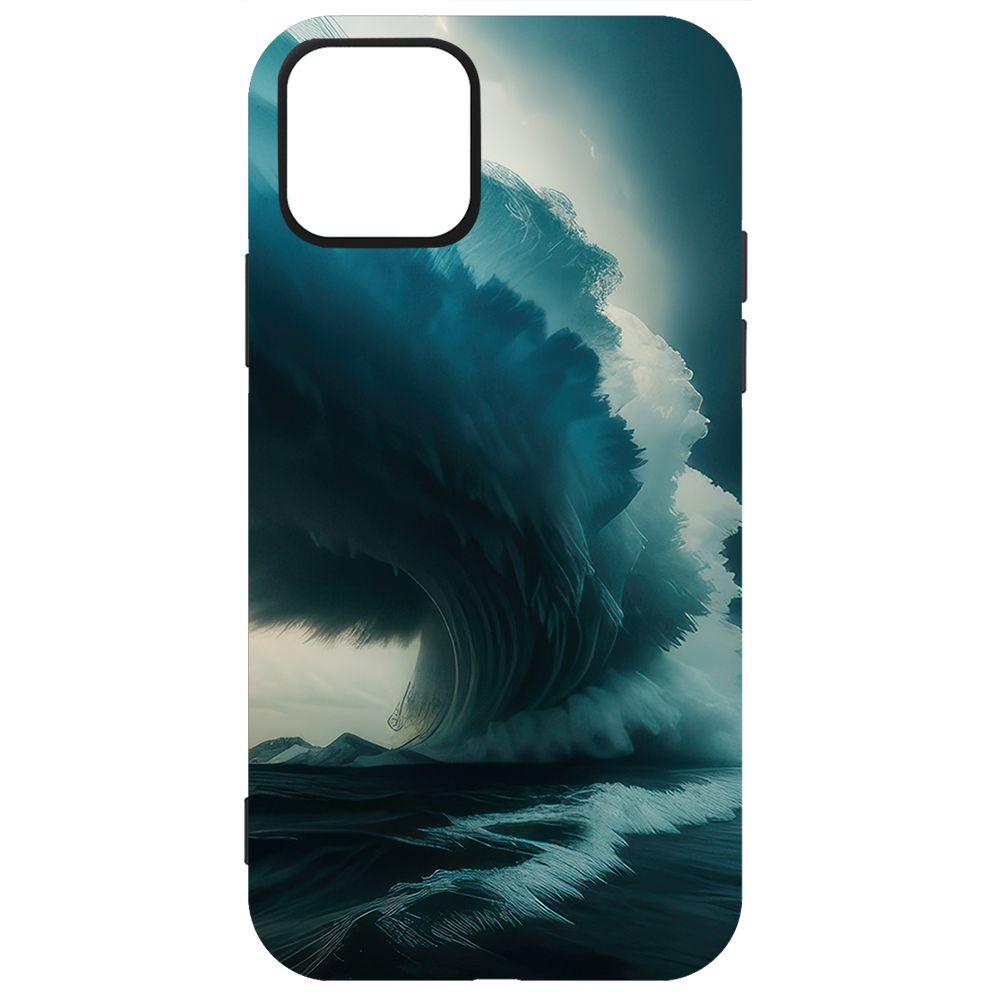 

Чехол-накладка Krutoff Soft Case Торнадо для iPhone 12 Pro Max черный