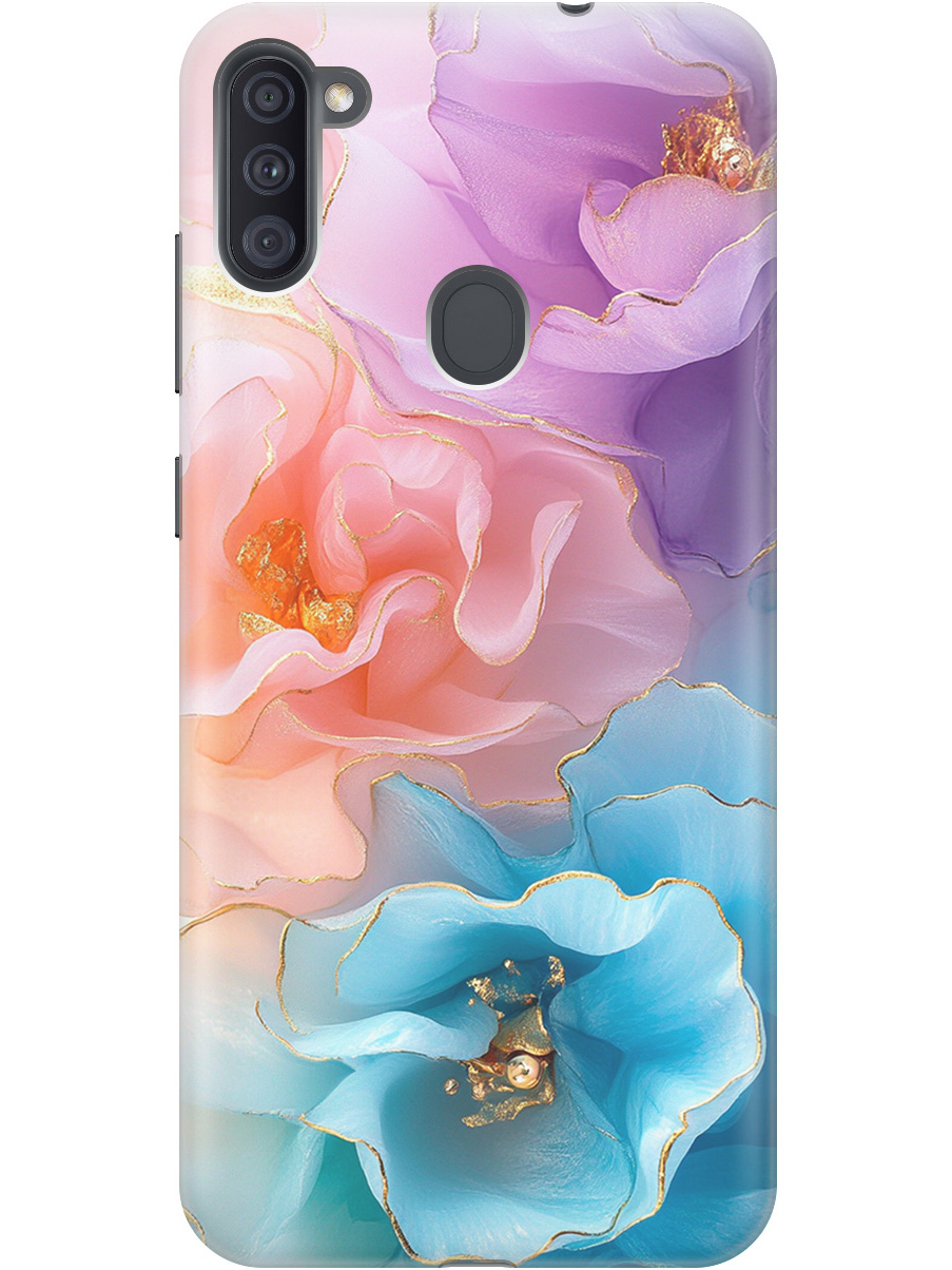 

Силиконовый чехол на Samsung Galaxy A11/M11 с принтом "Изумительные цветы", Прозрачный;фиолетовый;голубой;оранжевый;розовый, 722820823